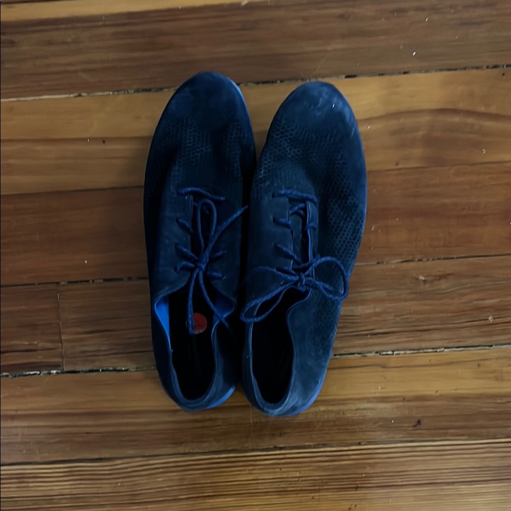 Women’s Blue Cole Haan Grand OS Lace-Up Shoes